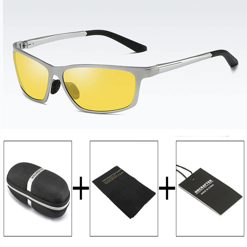 Алюминиевые солнцезащитные очки мужские поляризованные Роскошные брендовые