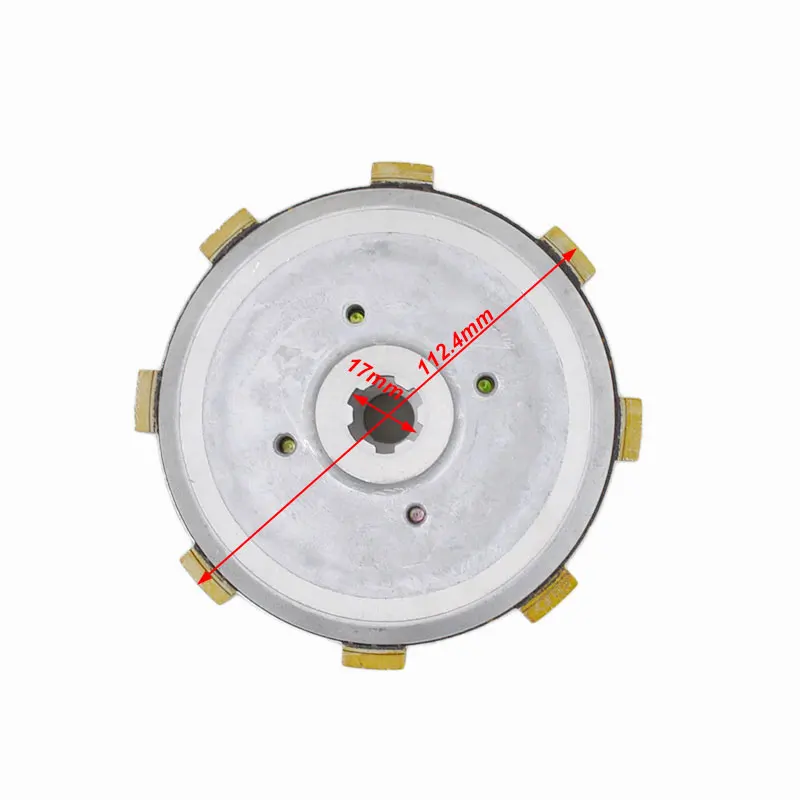 Motorcycle Clutch Friction DIsc Center Outer Assy for JIANSHE Yamaha JY110 JS110 JYM110 Cub Underbone |
