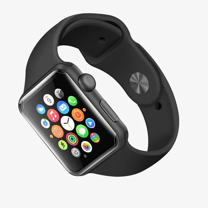 3 шт ультра прозрачный ТПУ мягкий экран протектор Крышка для Apple Watch 42 мм 38 Series3/2/1