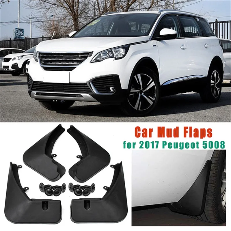 

4 шт., брызговики для Peugeot 5008 2017 2018 2019