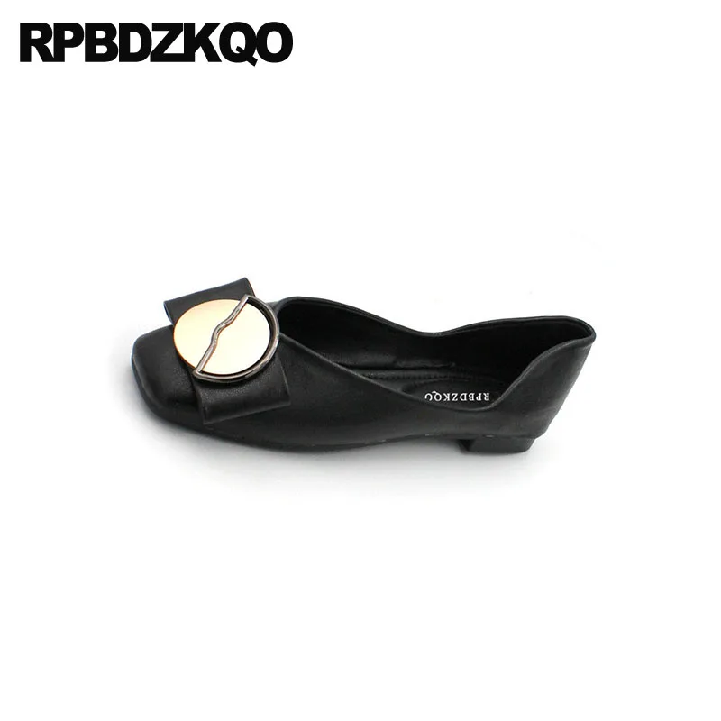 Черный свадебные балетки размера плюс металлические сандалии большой 2021 синие с