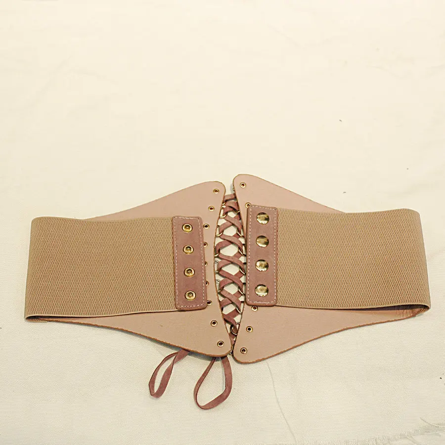 Модный женский тонкий пояс Корректирующее белье розовый широкий на талии