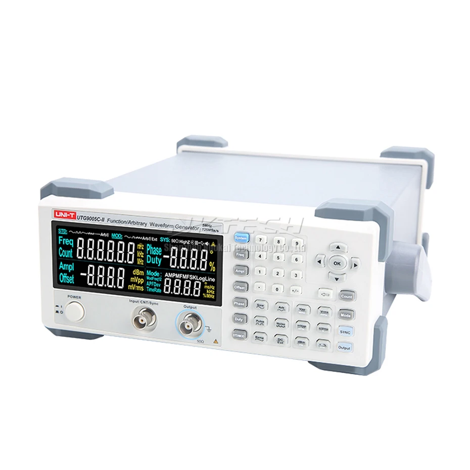UNI T UTG9005C II генератор сигналов функция частоты/произвольный мощностью 1 ch 5MHz 125 с 14