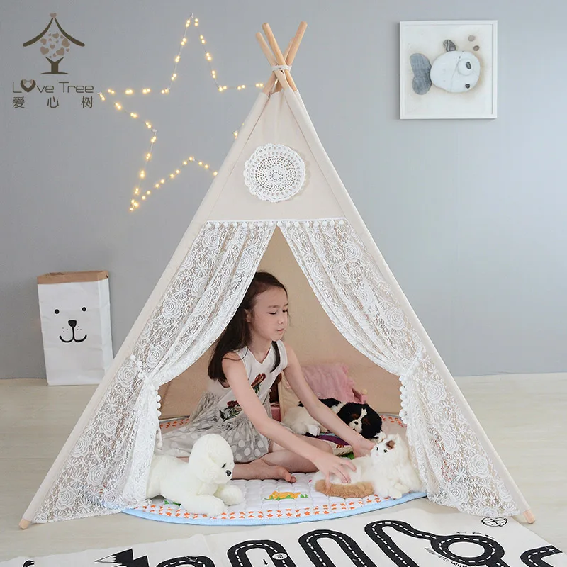 Детская палатка детская портативная для игр в индийском стиле|tent for girls|children