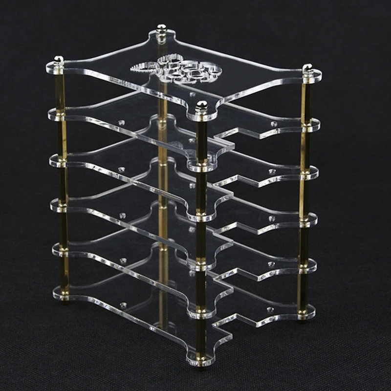 Акриловый чехол Raspberry Pi 4 Model B 1 5 слоев прозрачный корпус с логотипом для 3 Plus|enclosure