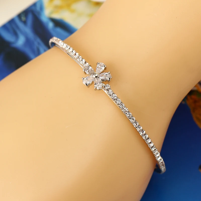 Женский Романтический Браслет манжета MINHIN свадебное Ювелирное Украшение|bracelet
