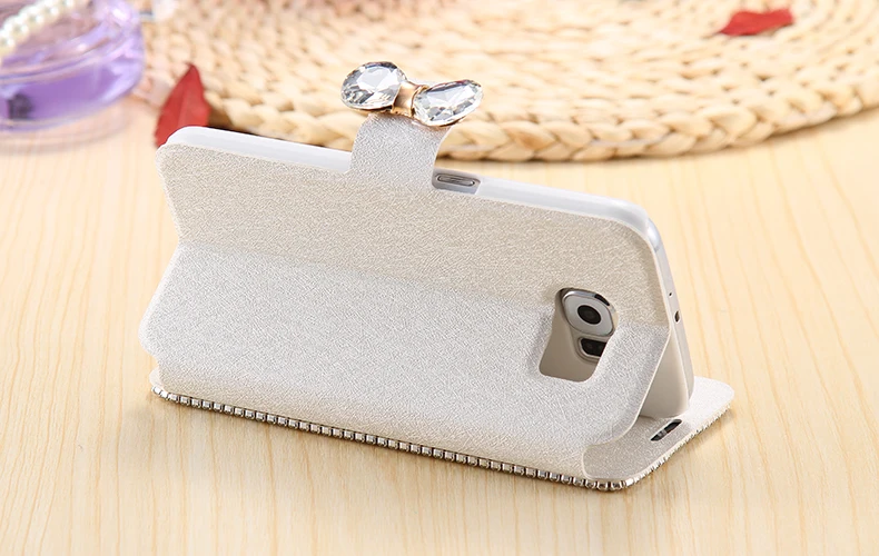 KISSCASE чехол для samsung Galaxy Note 4/Note 5 A5 A7 S5 6 S6 Edge Plus для sony Z3 держатель-книжка класса люкс со стразами чехол для корпуса
