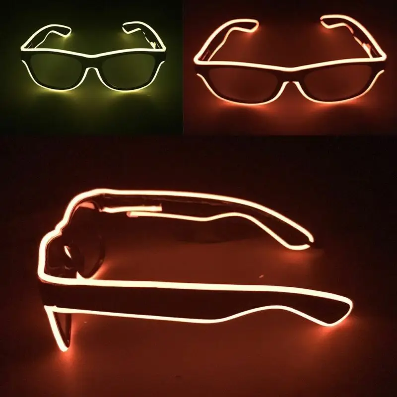 Мерцающий Новинка Косплей шоу ночной клуб ужин вечерние реквизит подарок светодиодный EL холодный