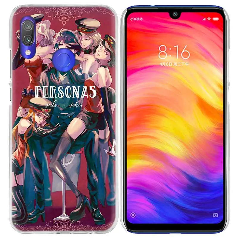 08 Чехол для телефона P5 Persona 5 аниме для Xiao mi Red mi Go Note 7 6 6A Pro S2 5 5A 4X mi A1 A2 9 mi x 3 5G 8 lite Play F1 - Цвет: 08