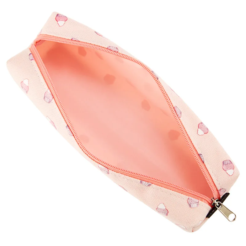 

1Pcs Kawaii Pencil Case Small fresh canvas Estuches School Pencil Box Pencilcase Pencil Bag School Supplies Stationery