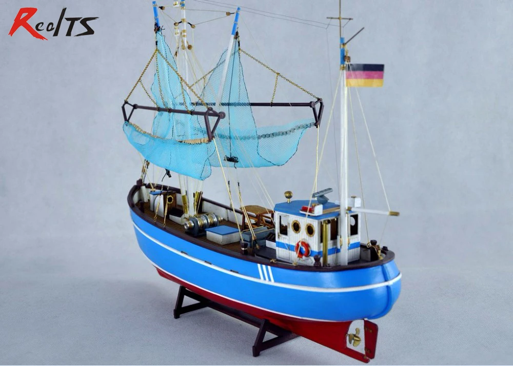 Деревянный комплект корабля весы 1/48 Pellworm Краб рыбацкая лодка pel 256 деревянная