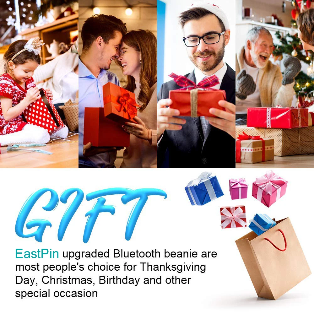 Беспроводная Bluetooth зимняя вязаная шапка съемные наушники моющиеся подходит для