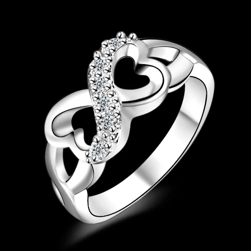 KAMEIER European Bright and charming pure figures rings for women Creative bow shape as party lovely gift | Украшения и