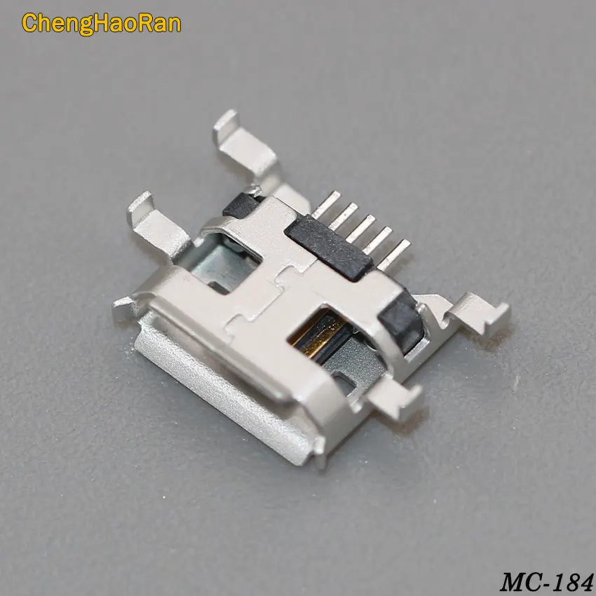 ChengHaoRan 10 шт. микро-USB разъем Тяжелая пластина Тип в 5 контактов 0 72 мм с