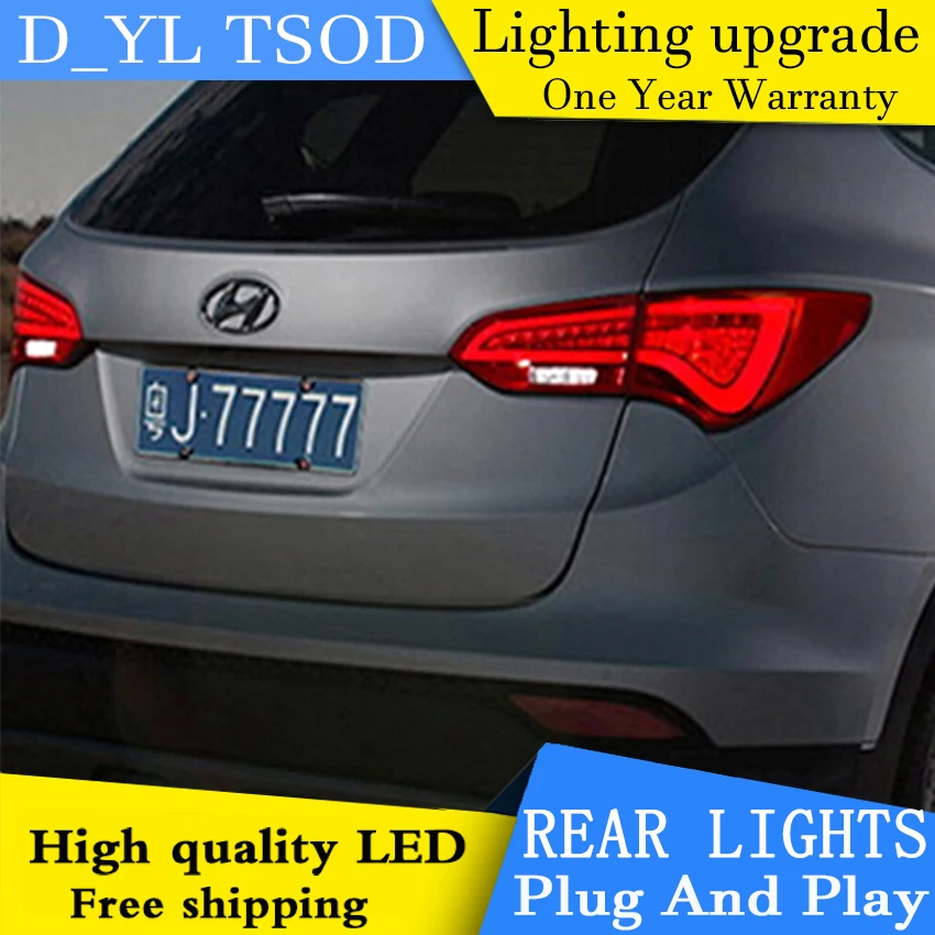 4 шт. автомобильный дизайн для Hyundai IX45 хвост светильник s 2013-2015 светодиодный задний