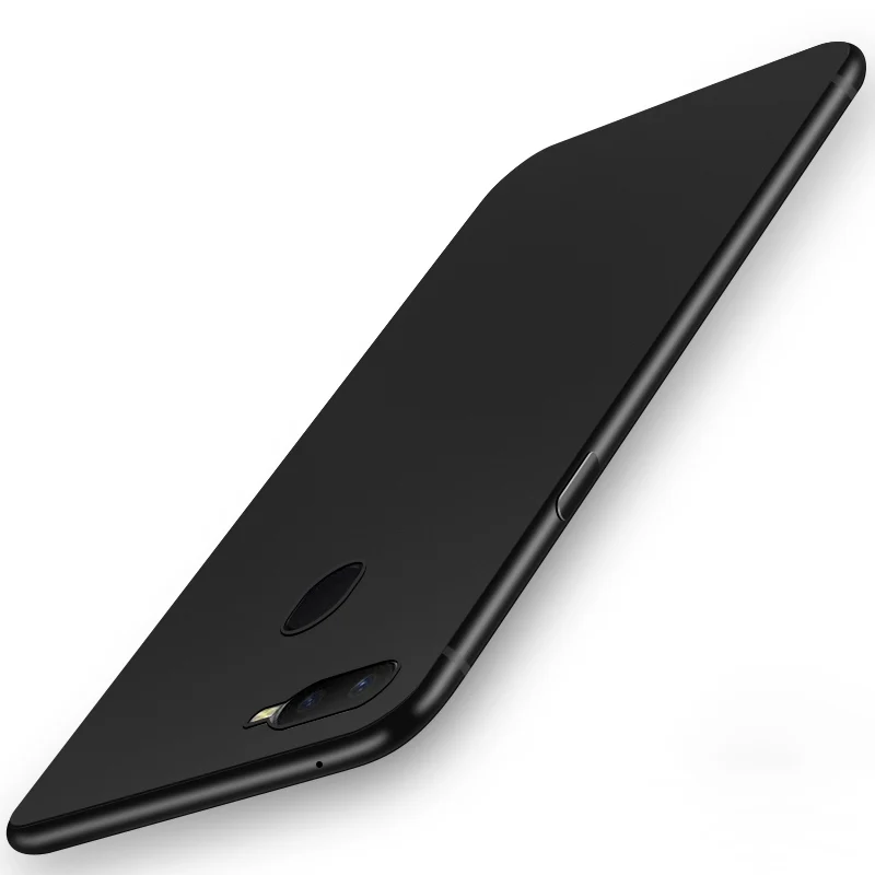 Мягкий чехол OPPO A5S, чехол OPPO A5S, чехол, полная защита, мягкий силиконовый чехол для задней панели OPPO Realme XT X2, черный чехол - Цвет: Black