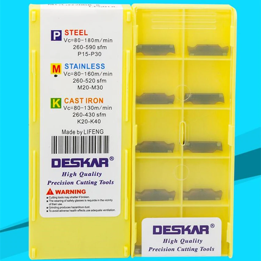 DESKAR MGGN150L 8/MGGN200L 8/MGGN250L 8/MGGN300L 8/MGGN400L 8/MGGN500L 8 LF6018 просечки пазов и режущих пластин для