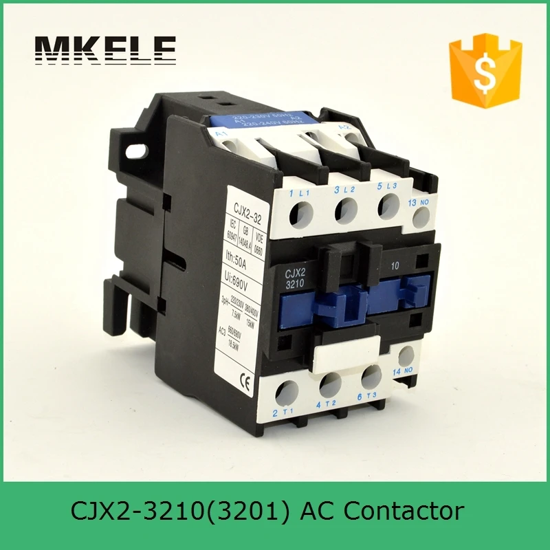CJX2 3201 3P + NC 32A контактор переменного тока 380 В 24 36 110 220 в катушке telemecnick Прямая