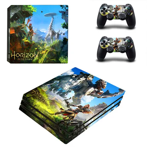 YSP4P-1065 Horizon Zero Dawn PS4 Pro кожи Стикеры наклейка для sony Игровые приставки 4 консоли и 2 контроллер PS4 Pro кожи Стикеры винил - Цвет: YSP4P-1065
