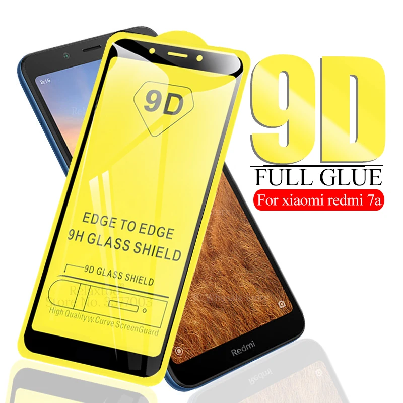 Защитное стекло закаленное 9D для Xiaomi redmi 7a|Защитные стёкла и плёнки телефонов| |
