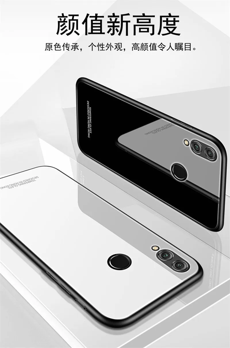 Закаленное Стекло Магнитный чехол для huawei Honor 8X Max Honor 10 9 Lite V10 7A 7C играть Nova 4 3 3i 3E вращающийся кольцо держатель Крышка