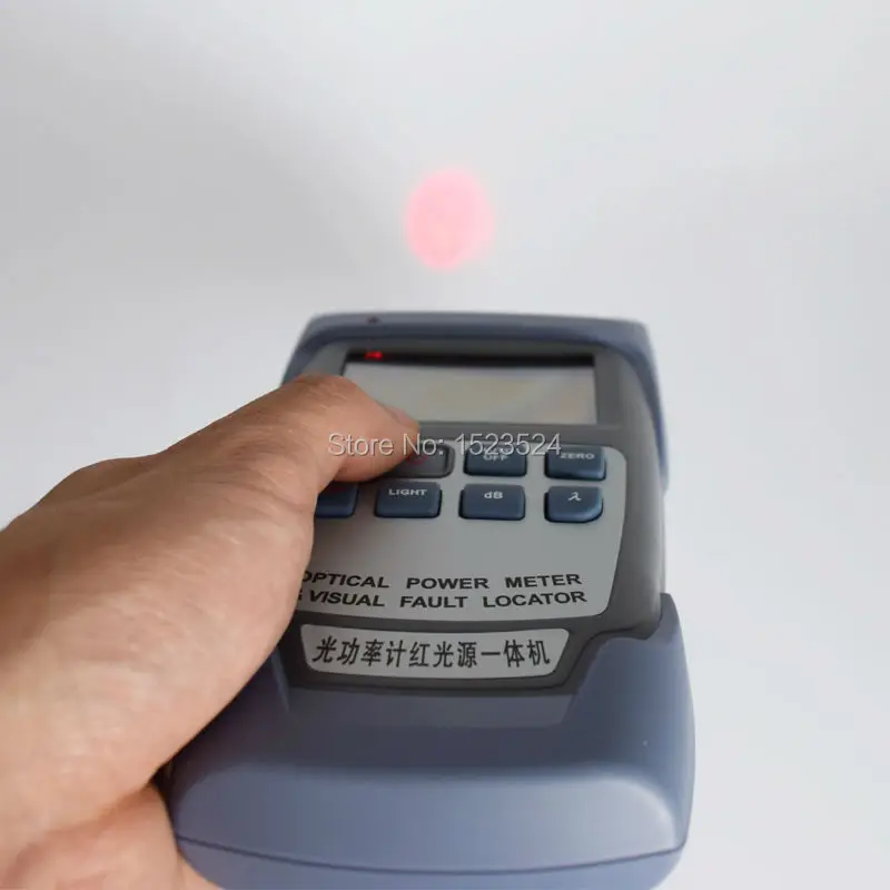 Все в одном оптический измеритель мощности 70 ~ + 10 дБм и волоконно кабель тестер