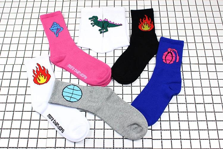 Новинка Модные вязаные носки в стиле k-pop для мужчин и женщин | Женская одежда