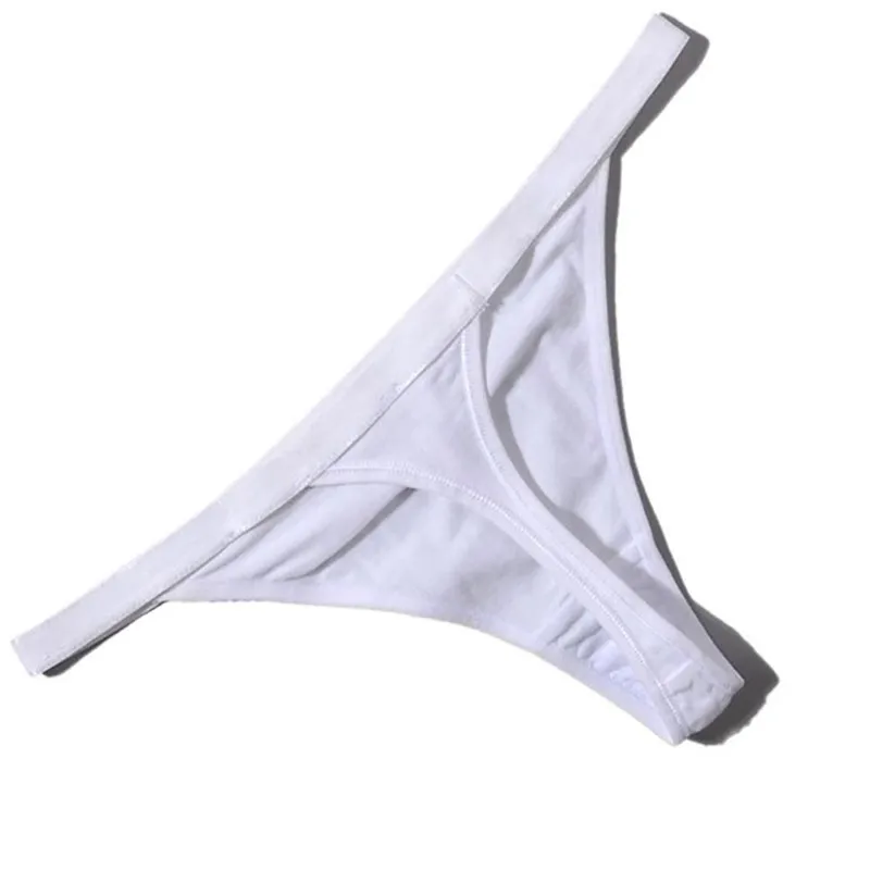 

Hot Sale Sexy Women Cotton G String Thongs Low Waist Sexy Panties Ladies' Seamless Underwear Black Red White Skin Erotic Panty