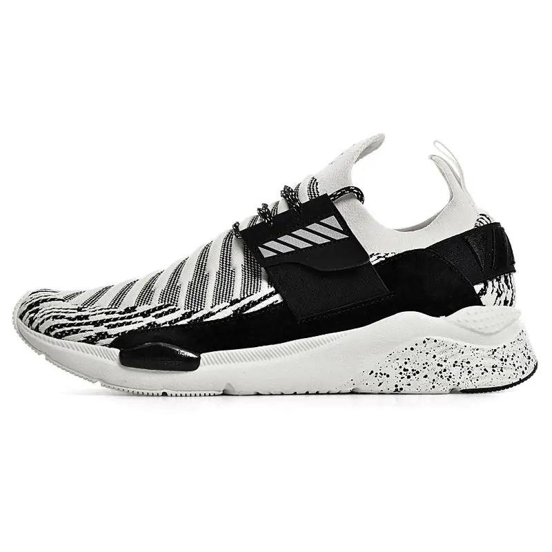 Li-Ning/Мужская Спортивная обувь для отдыха и прогулок; удобная обувь для фитнеса; дышащая подкладка; износостойкая спортивная обувь; кроссовки; GLKN021 SJFM18 - Цвет: GLKN021 1H
