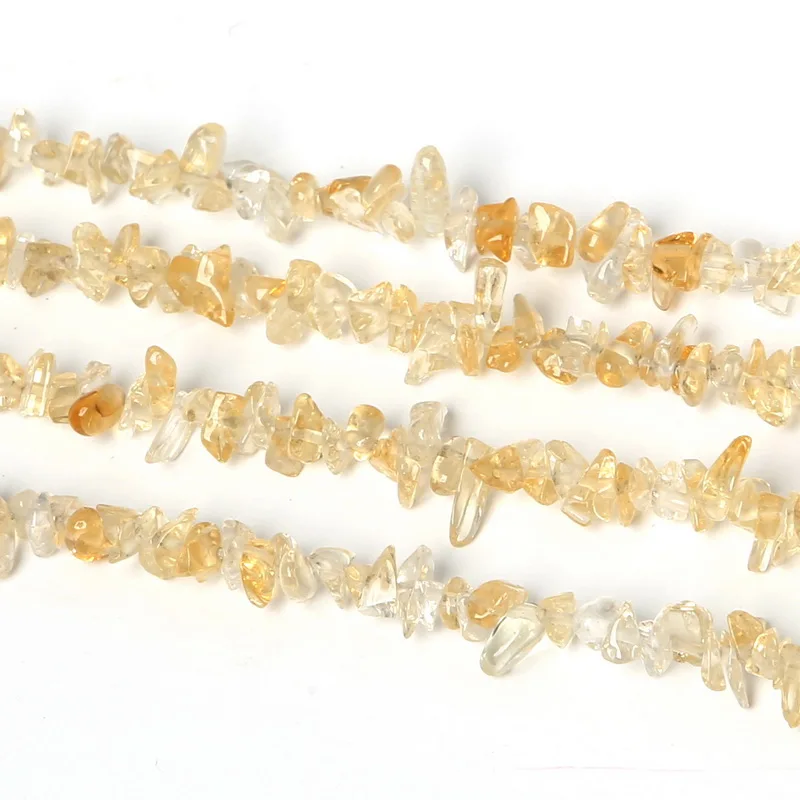 Citrine 3-5 мм фишки бусины, выбор Meterrials: Красный сердолик Апатит Howlite Olivine коралловый камень 3" /String - Цвет: Citrine