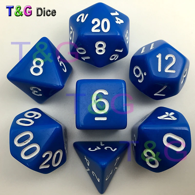 Оптовая продажа хит продаж 7 шт./компл. высокое качество красочные кости набор D4 D6