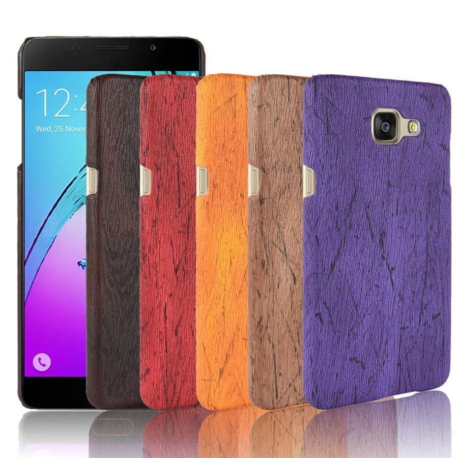 Чехол HOTSWEI для Samsung Galaxy A3 A5 A7 2016 чехол в стиле ретро с деревянной кожей пластиковый