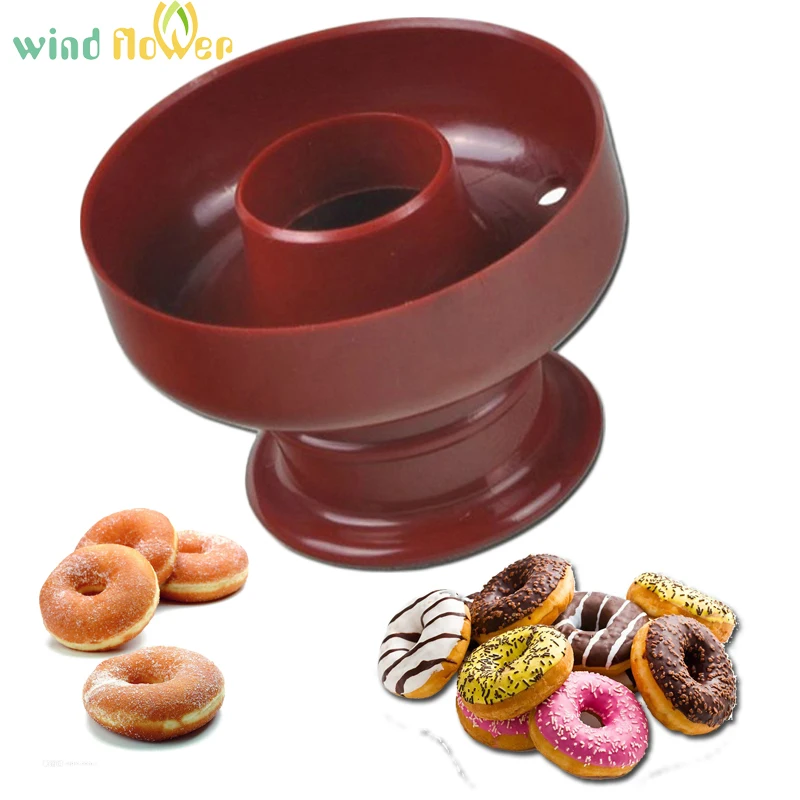 Wind flower DIY Tool Plastic Doughnut 3D Maker Cutter Fondant Mold For Cakes Chocolate Brownies Pastry Baking Cake Tools | Дом и сад