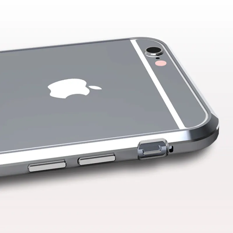 Mobile shell 6S metal frame plus anti wrestling sleeve For iPhone6P aluminum alloy six 5.5 tide men and women new |