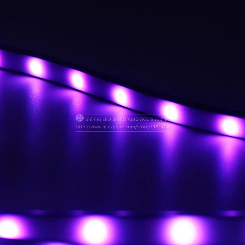 90X120 см Беспроводная Автомобильная RGB Светодиодная лента для телефона 5050 SMD RGB Светодиодная лента под автомобильную трубу система подсвечивания днища неоновый светильник комплект