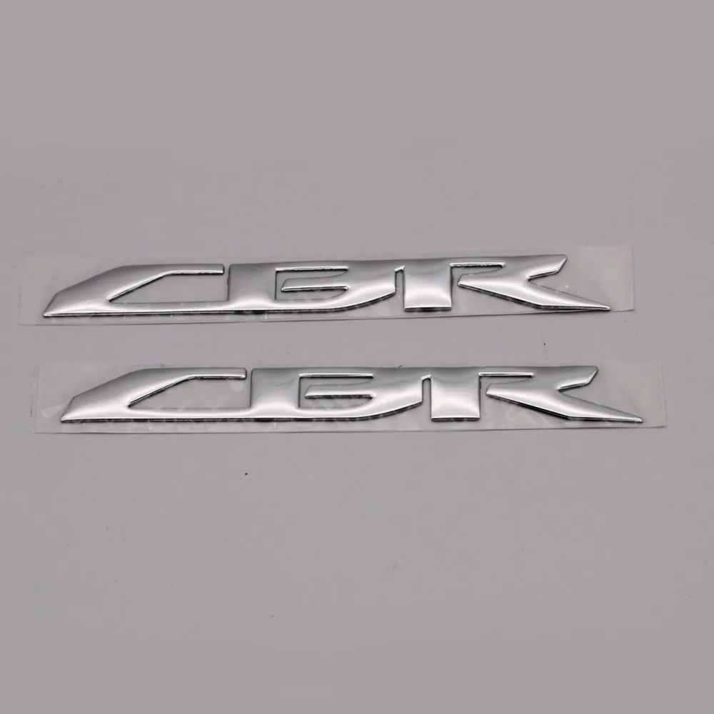 

16x2cm Chrome Motorcycle Stickers CBR Style Motorbike Decals 3D Badge Emblem For Honda CBR600RR CBR 1000RR All Years