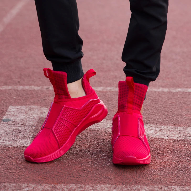 Мужской Обуви 2017 Новая Мода Повседневная Высокий Верх Марка Воздуха Mesh Дышащая