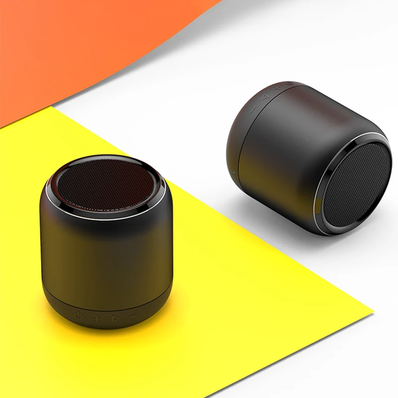 Мини Портативный бас bluetooth Сабвуфер стерео hifi Bluetooth 4 2 динамик с - Цена: 