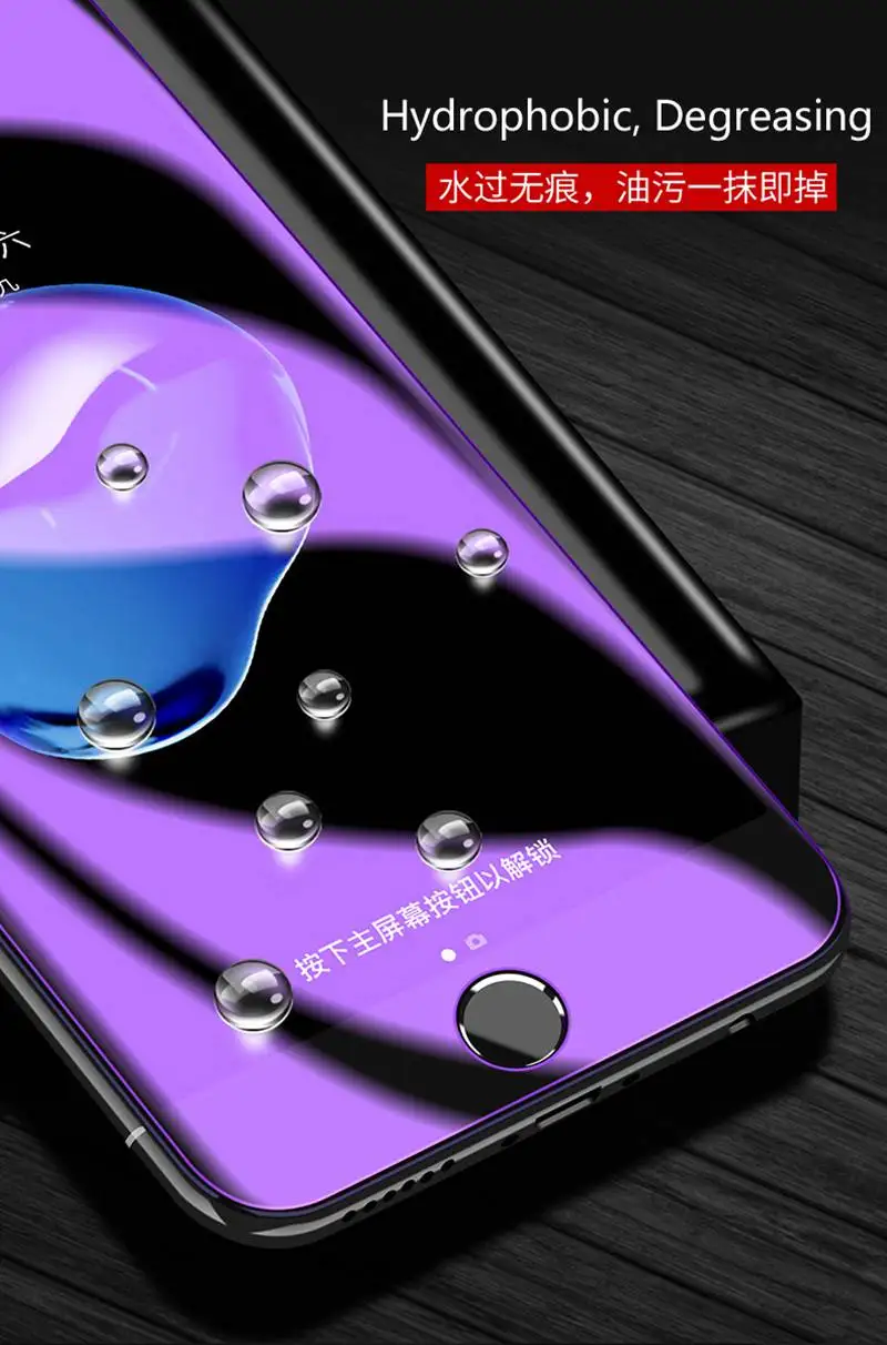 Полное покрытие для iPhone 11 Pro Max XS max XR 8 Plus 6 Plus 6S Plus анти-синий луч света HD мягкая ТПУ Гидрогелевая пленка протектор экрана