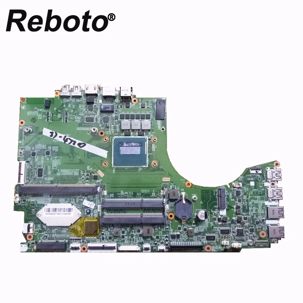 Reboto Высокое качество PC Original Для MSI GT72 Материнская плата ноутбука ms-17811 VER: 1.0 с I7 Процессор DDR3L тестирование Быстрая