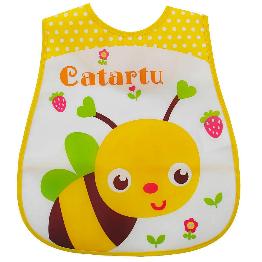 Baby Bibs 8 Регулируемые детские нагрудники из пластика EVA, водонепроницаемые нагрудники для кормления, Детские Мультяшные нагрудники для кормления, Детские фартуки, аксессуары для малышей - Цвет: Baby Bibs 8