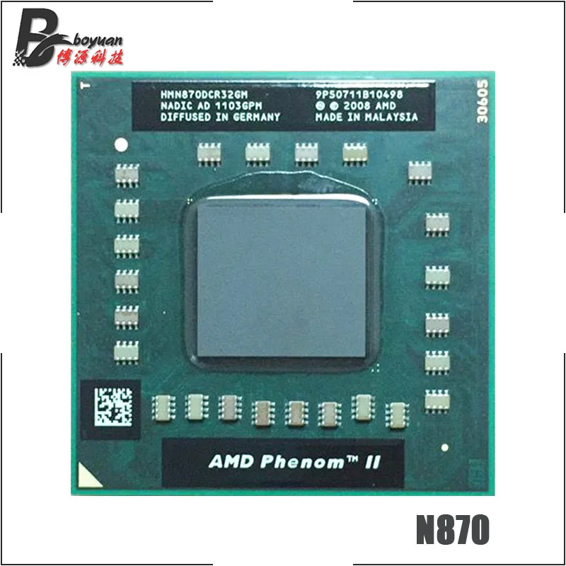 Четырехъядерный процессор AMD Phenom II для мобильного телефона N870 2 3 ГГц трехъядерный