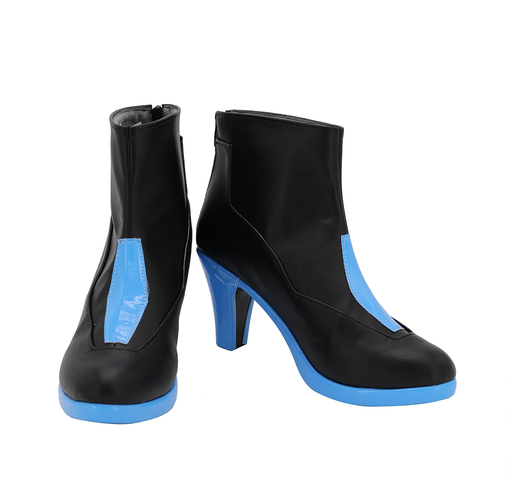 Purple Heart Neptune Shoes Cosplay Mega Dimension VII Boots High Heel Custom Made | Тематическая одежда и униформа