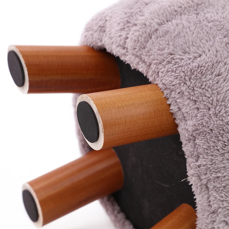 Стул из твердой древесины с рисунком Луи креативный тканевый художественный