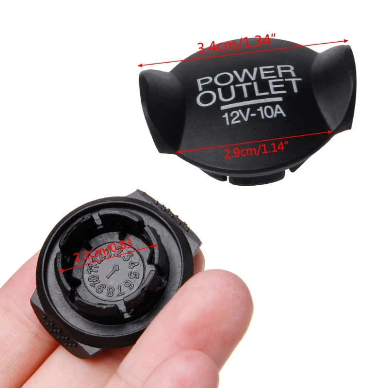 

Universal Auto Car 21mm 22mm 12V Power Socket Lighter Cigarette Outlet Cover Cap
