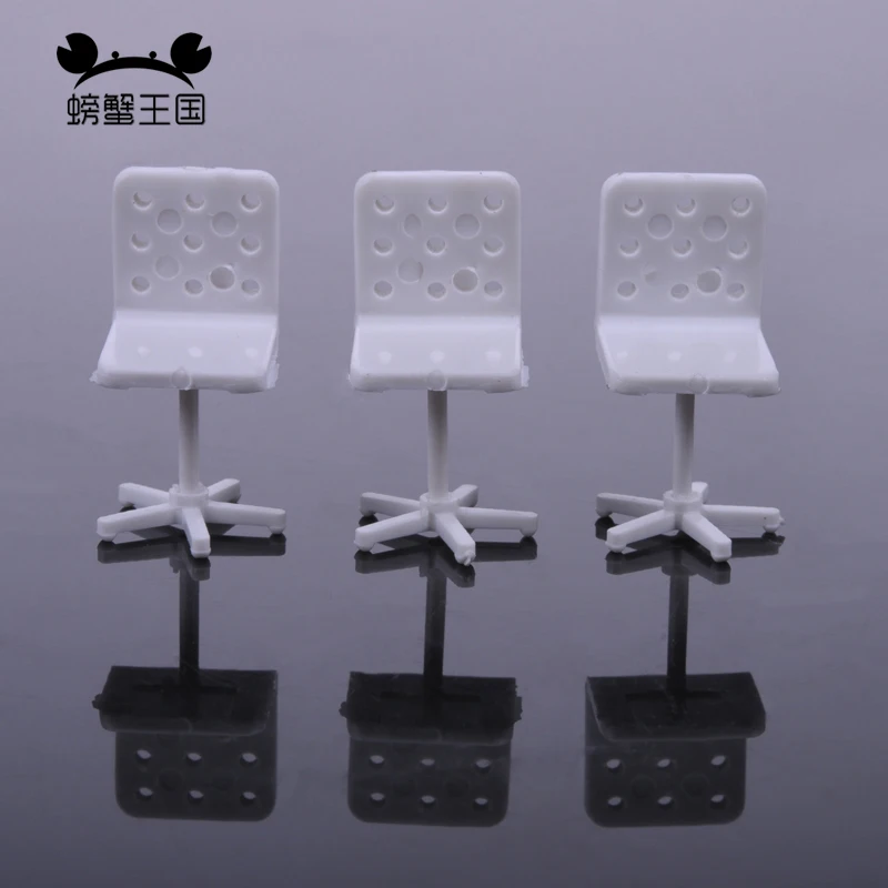 

10Pcs Train Railway Model Office Chair Scenery Layout 1:20 1:25 1:30 scale railway modeling