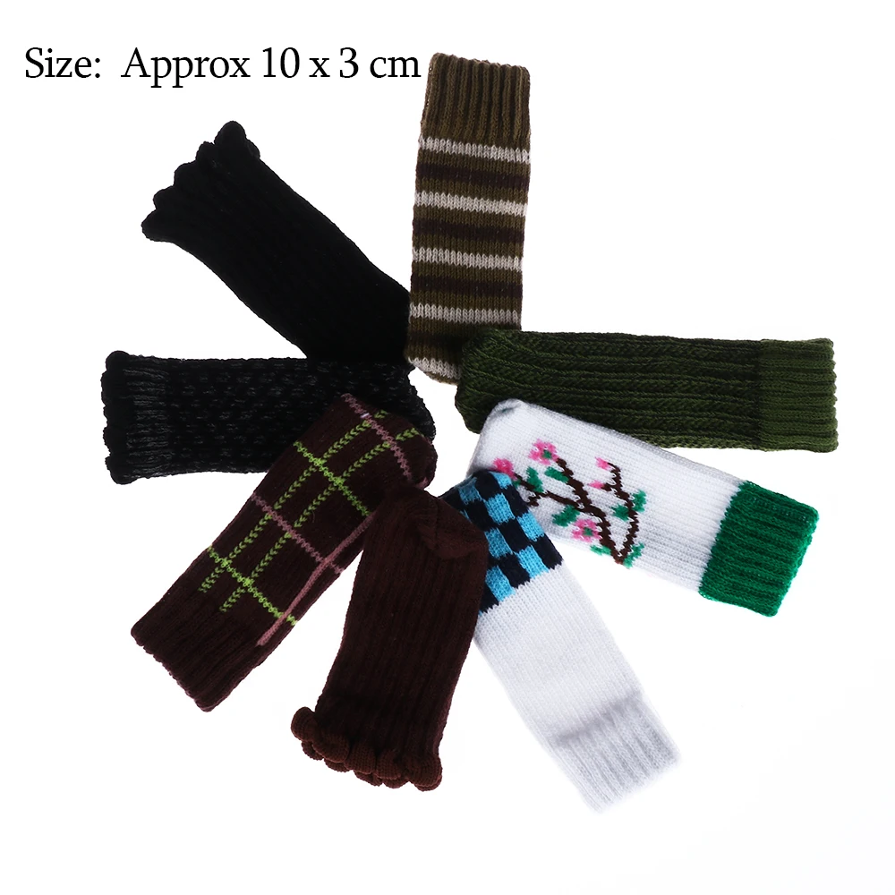 4 шт./компл. вязанный чехол для ножки стула носки дома Нескользящие стола рукав