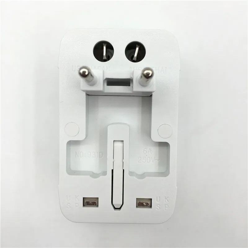 Универсальный международный Электрический Штепсель адаптер 2 usb порта слово Путешествия AC зарядное устройство розетка адаптер с ЕС Великобритания США AU вилка