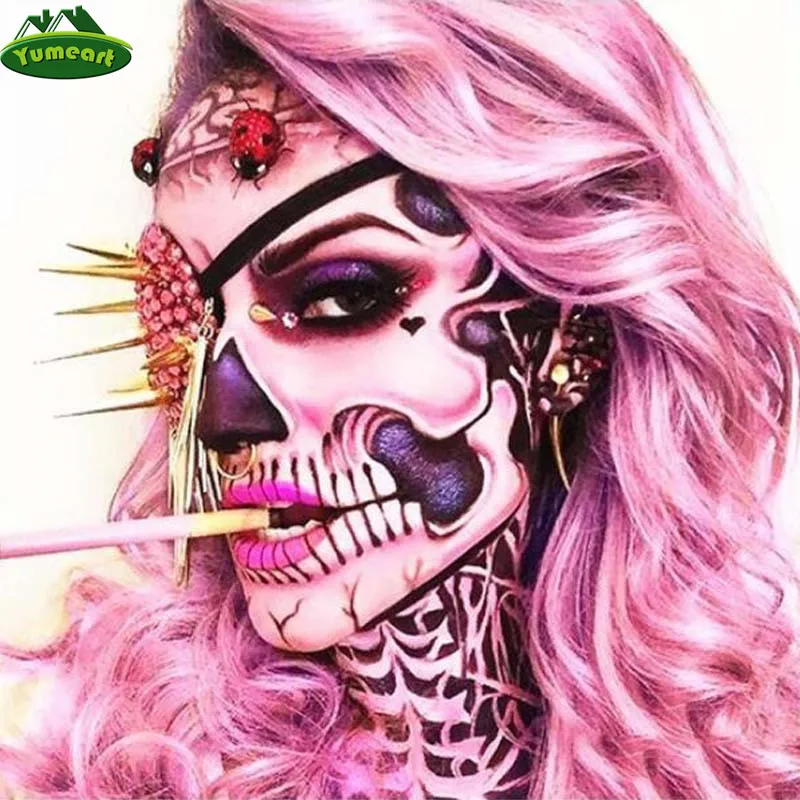 YUMEART 5D DIY алмазная живопись портрет Алмазная мозаика красота вышивка Декор