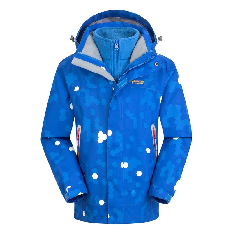 

Brand Waterproof Boys Girls Hiking Jackets Therme Child Coat Children Outerwear Snowsuit Kids 2 in 1Skiing Outfits 5-14 Years